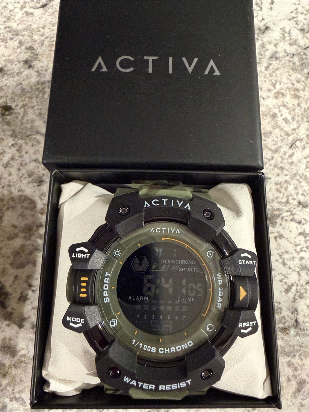 Activa Armour X Invicta Men's Digital Watch - 50mm. Camouflage. ACW8050MC-004